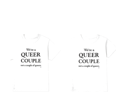 Pärchen t shirts lgbt queer design - TenStickers