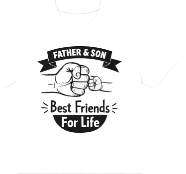 Vater und sohn t shirt väterlicher fauststoß - TenStickers
