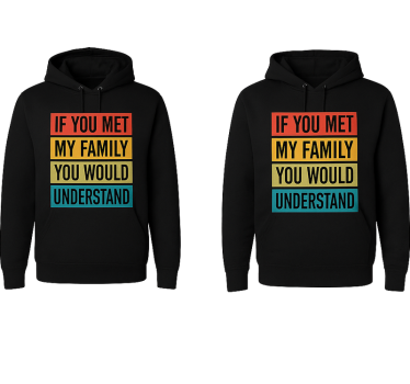 Pärchen t shirts treffe meine familie und verstehe - TenStickers