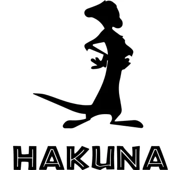 Hakuna matata Kinder T-shirt - TenStickers