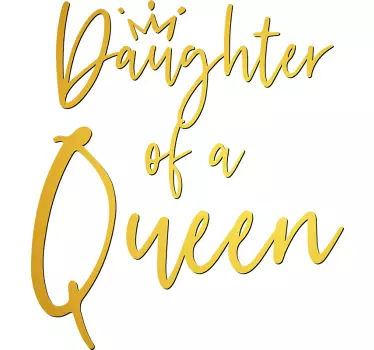 Königin & Prinzessin Mutter Tochter T-shirt - TenStickers