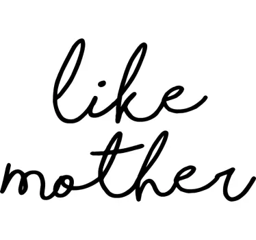 Tochter wie Mutter T-shirt - TenStickers
