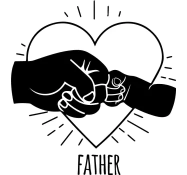 Papa Sohn T Shirt Vater und sohn fäuste - TenStickers