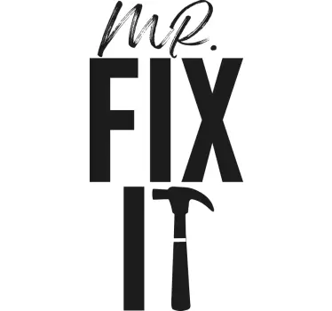 Papa Sohn T Shirt Mr fix it T-shirt - TenStickers