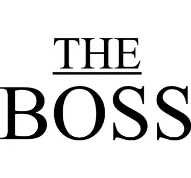 Mutter und tochter t-shirt das echte boss-duo - TenStickers