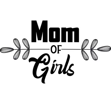Mutter und tochter t-shirt mamas fröhlicher ausdruck - TenStickers