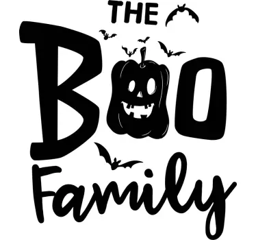 Tshirt Halloween Die boo-familie - TenStickers