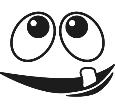 Kinder t shirt mit süßem lächelndem charakter - TenStickers