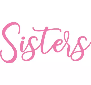T-shirt mit namen schwesternliebe - TenStickers