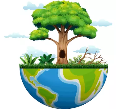 Kinder T Shirt Cartoon planet erde - TenStickers