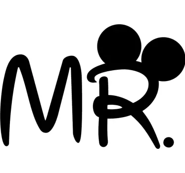 Partner T Shirts abgestimmt Mickey und Minnie - TenStickers