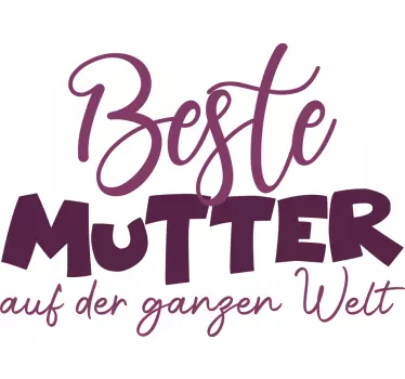 Mutter und tochter t shirt beste mama aller zeiten - TenStickers