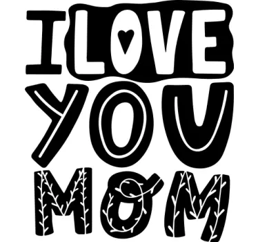 Mutter und tochter t shirt ich liebe dich mama - TenStickers
