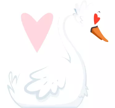 Mutter und tochter t-shirt mit schwanenliebe grafik - TenStickers