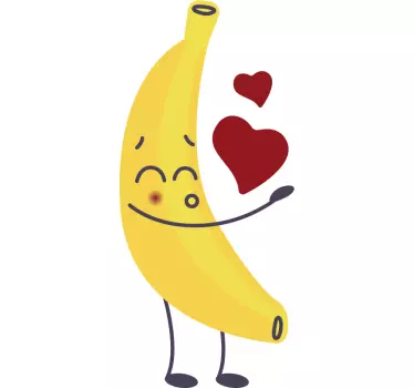 Original t shirt mit niedlichen bananenfiguren - TenStickers