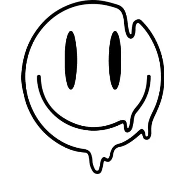 Original t shirt mit smiley-gesicht grafik - TenStickers