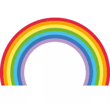 T-shirt baby mit buntem regenbogen design - TenStickers