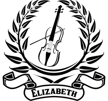 T-shirt mit namen musical laureat emblem - TenStickers