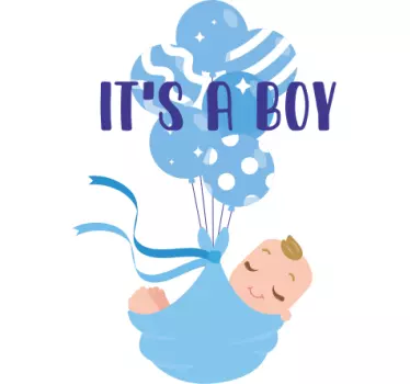 T-shirt baby jungen enthüllung - TenStickers