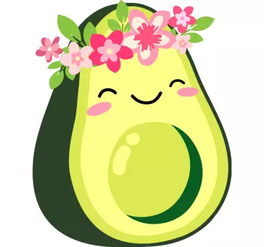 Mutter und tochter t shirt glückliche avocado begleiter - TenStickers