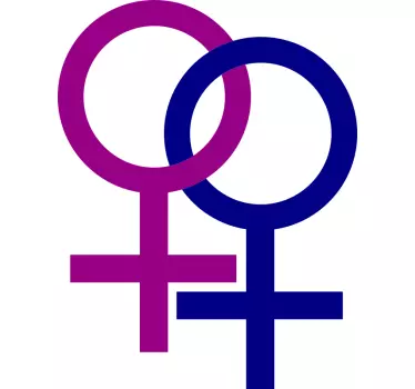 Mutter und tochter t-shirt einzigartige feminine symbole - TenStickers