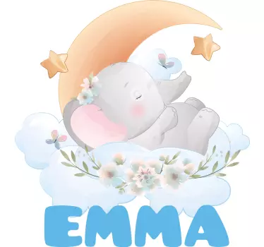 T-shirt baby süßer schlafender elefant - TenStickers