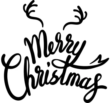 Weihnacht t shirt fröhliche weihnachtswünsche - TenStickers