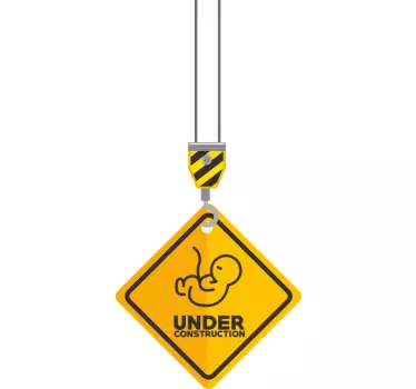 Mutter und tochter t shirt baustelle baby - TenStickers