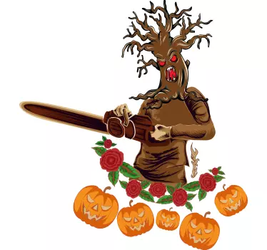 T Shirt Halloween monsterbaum - TenStickers