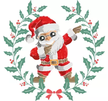 Weihnachts T Shirt Cartoon-Weihnachtsmann - TenStickers