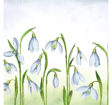 Original t shirt im schneeglöckchen blumenstil - TenStickers