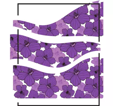 Mutter und tochter t-shirt mit floraler eleganz - TenStickers