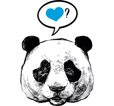Original t shirt für süße panda-liebhaber - TenStickers