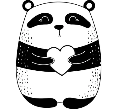 Mutter und tochter t shirt panda liebesthema - TenStickers