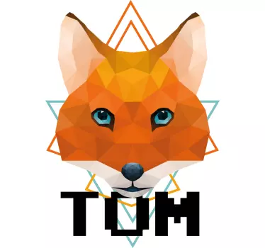 Kinder t shirt mit fuchs charakter illustration - TenStickers