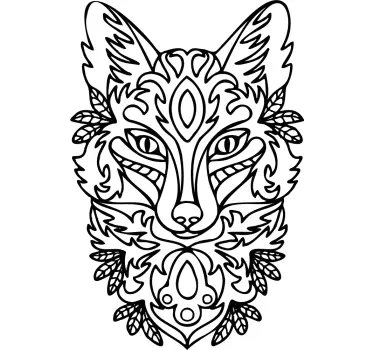 Original T Shirt lebendige fuchs-grafik - TenStickers