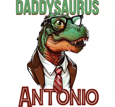 Vatertag T Shirt Daddy Saurolse - TenStickers