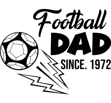 Vatertag T Shirt Fußballvater - TenStickers