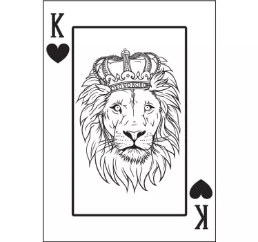 Löwen King and Queen Partner Pullover - TenStickers