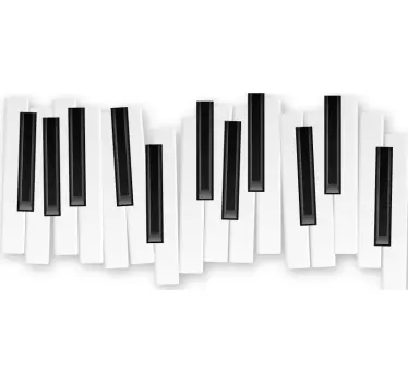 Original T-Shirt klavier-Tastatur - TenStickers
