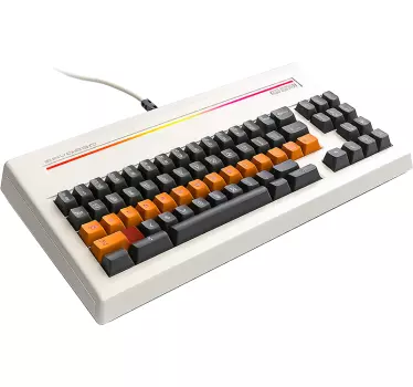 Original T-Shirt retro Computer Tastatur - TenStickers