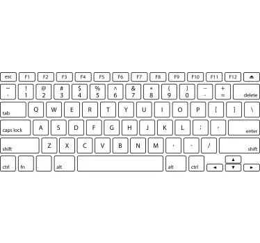 Design T-Shirt Tastatur Computer - TenStickers