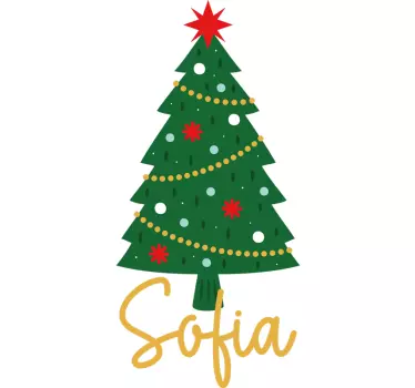 Weihnachten Hoodie Weihnachtsbaum - TenStickers