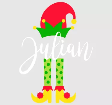Weihnachts Hoodie elfenfamilie - TenStickers