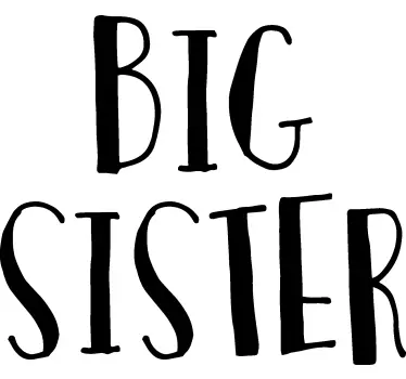 Kinder T Shirt große und kleine schwester - TenStickers