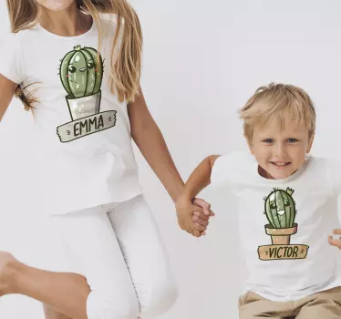 Partner T Shirts Kaktus Du und Ich - TenStickers