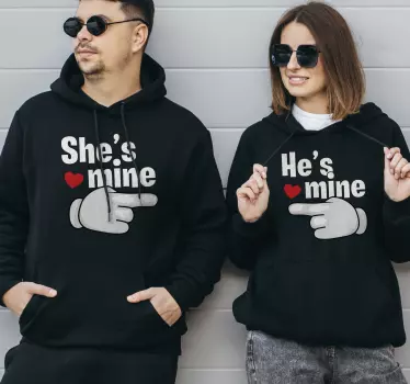 Partner T Shirts She's mine Partner - TenStickers
