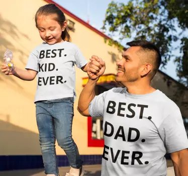 Bester vater und bestes kind vater und kinder t-shirt - TenStickers