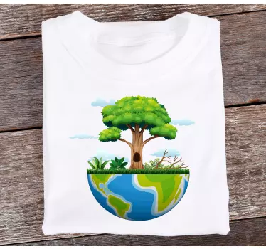 Kinder T Shirt Cartoon planet erde - TenStickers