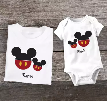 Mama Tochter T Shirt Equipo disney madre e hija - TenStickers